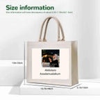 3D Canvas Tote Bag - Heat Transfer Print